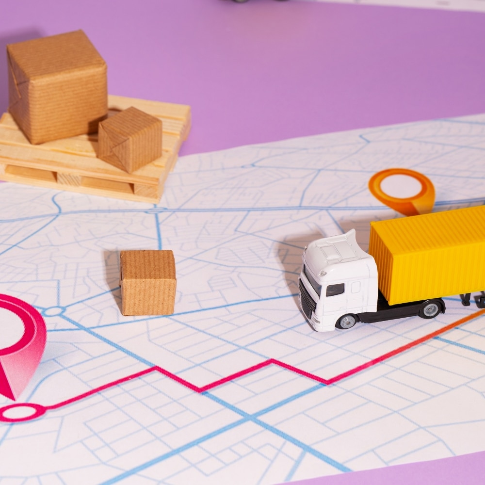 Plano de distribucion de mercancias de la empresa Endafreg